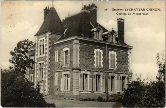 CPA Env. de CHATEAU-CHINON Chateau de Motbarcon Nievre (100417)
