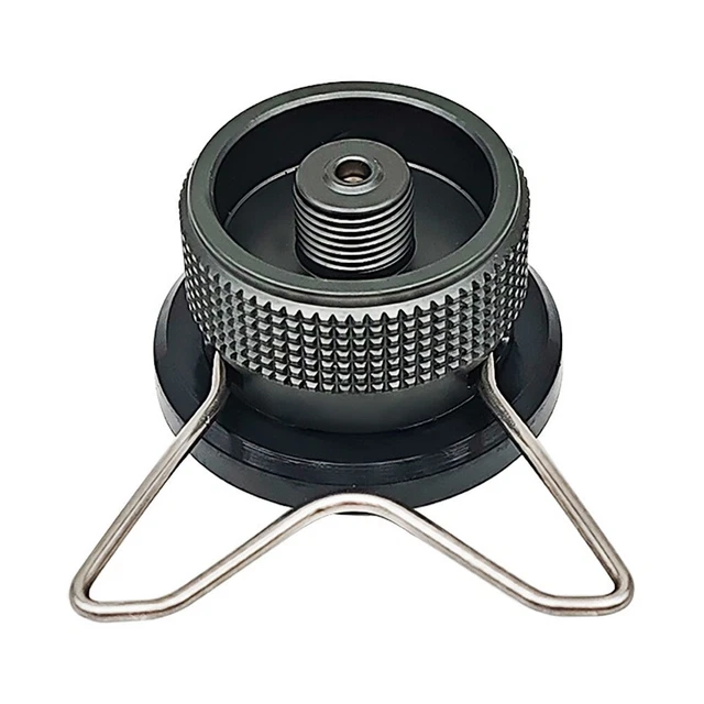 Adapter Camping Konvertierungskopf Flaschenofenanschluss Halter Gastank Kupfer