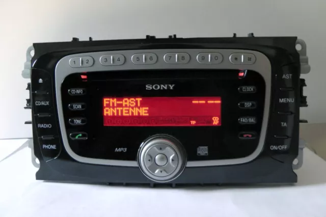 Ford Radio Sony MP3 Ford Focus, Galaxy, S-Max, Mondeo, Transit Connect/Tourneo