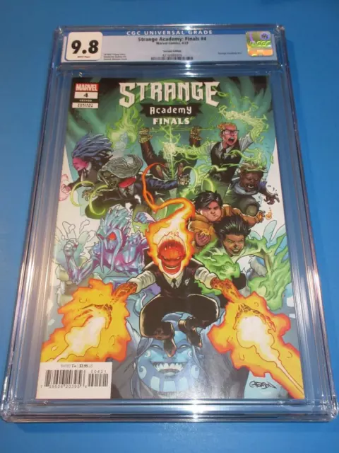 Strange Academy Finals #4 Gleason 1:25 Rare Variant CGC 9.8 NM/M Gorgeous Gem