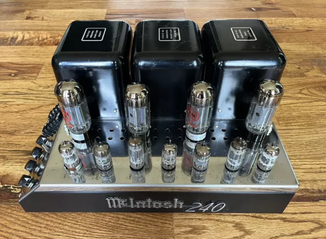 McIntosh MC240 Tube Amplifier Amp MC-240 Fully Recapped And Serviced! McIntosh MC240 Tube Amplifier Amp MC-240 Fully Recapped And Serviced!