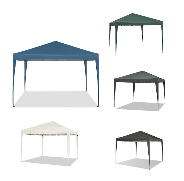 3x3m Faltpavillon wasserabweisend Pop-up Pavillon UV50+ Gartenzelt mit Tasche