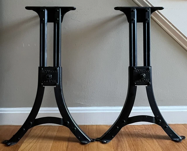 Antique Heywood Ecplise Adjustable  School Desk Legs