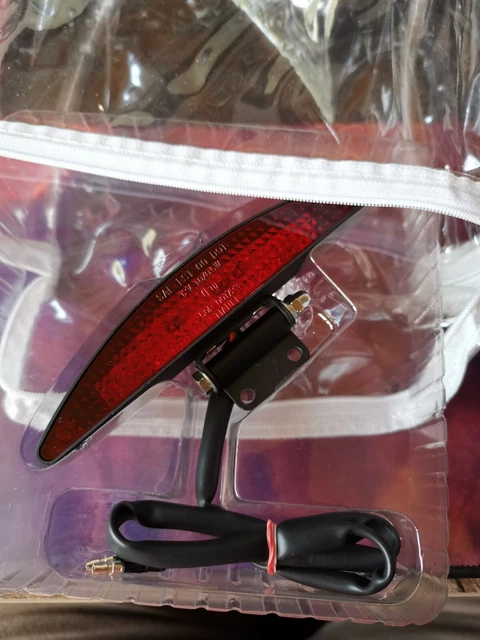 Led Metall Rücklicht Highsider Interstate Mit Halter Schwarz