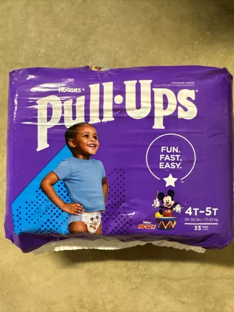 25 COUNT PULL-UPS GOODNITES FOR BOYS TRAINING PANTS/DIAPERS SZ L