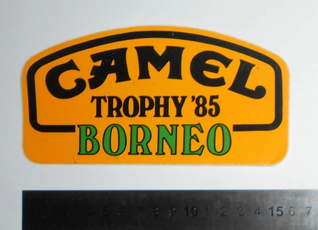 AUTOCOLLANT . Automobile. CAMEL TROPHY 87 Madagascar