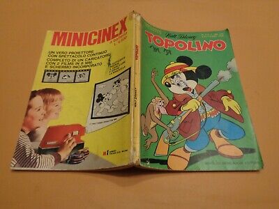 Topolino N° 723 Originale Mondadori Disney Mb/Ottimo 1969 Bollini+Cedola