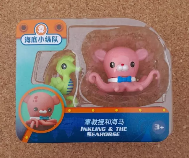 Octonauts Chling & The Seahorse Figure Giocattolo Nuovissime Senza Carte Di Supporto