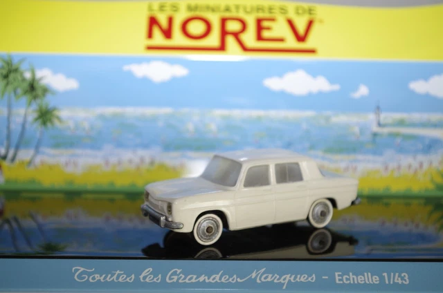 Générique Compatible con Renault 8 R8 Yellow - Atlas Dinky Toys - NOREV Collectible Car - 517