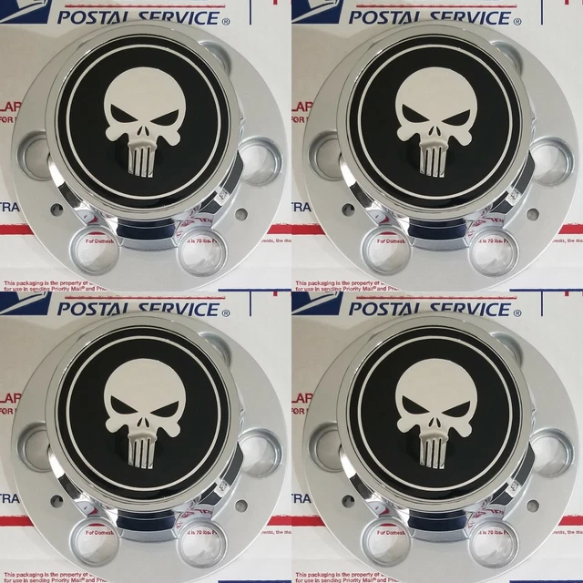 4PC CHEVROLET CHEVY GMC TRUCK CAPS OF 6 LUG 15" 15x8 RALLY WHEEL CENTER