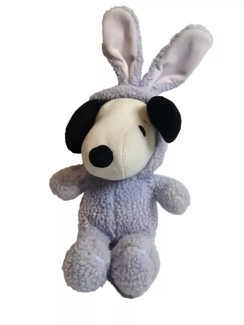 Hallmark Peanuts Easter Bunny Snoopy Plush Purple Stuffed Animal  Dog