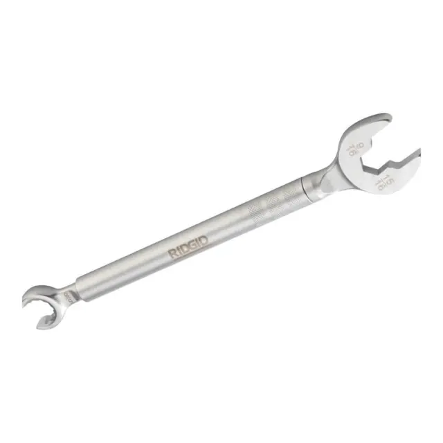 RIDGID Plumbers Wrench One Stop Coupling Compact Adjustable Plumbing 2 In 1 Tool 2