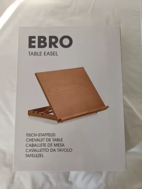 Caballete de mesa y estación de trabajo para artistas de madera EBRO talla A3