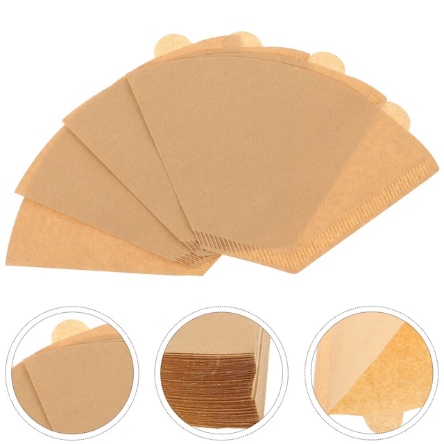 Filtri Da Caffè In Carta Ecologica, Forma A Ventaglio, Non Sbiancati, Resistenti, Per Caffettiera Domestica - 5