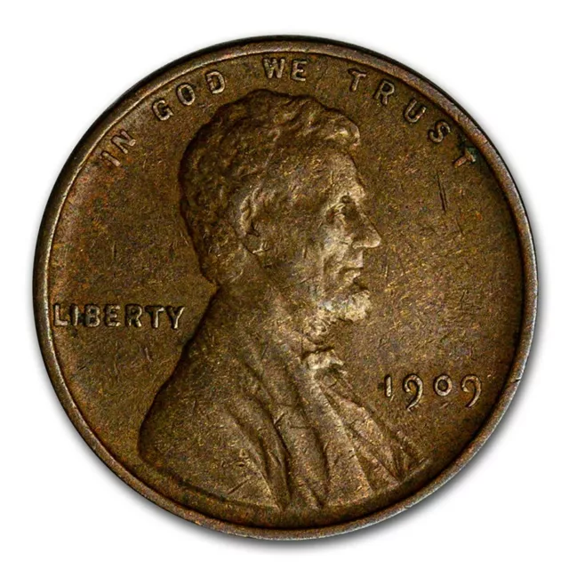 1909 P - Lincoln Wheat Penny - G/VG