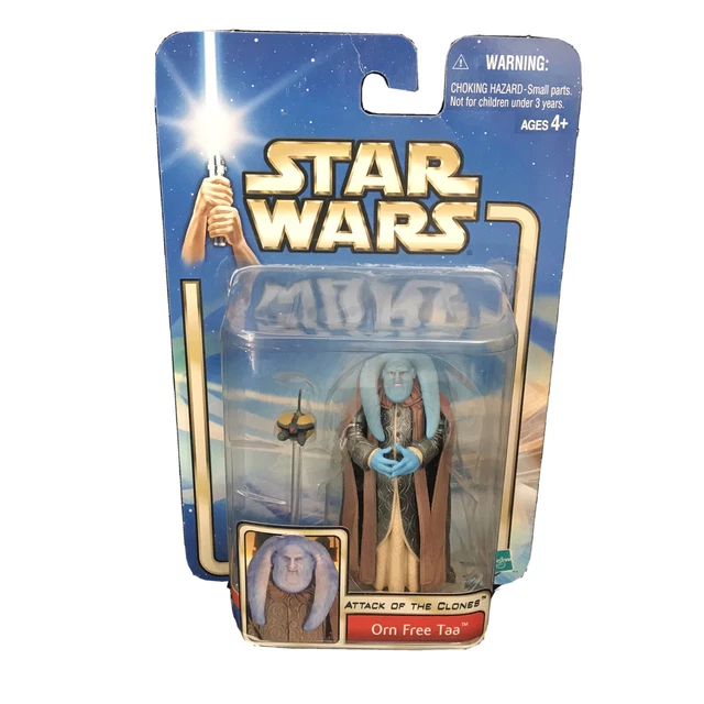 Star Wars ORN FREE TAA Figura Giocattolo Attack of the Clones 2002 Nuova In perfette condizioni