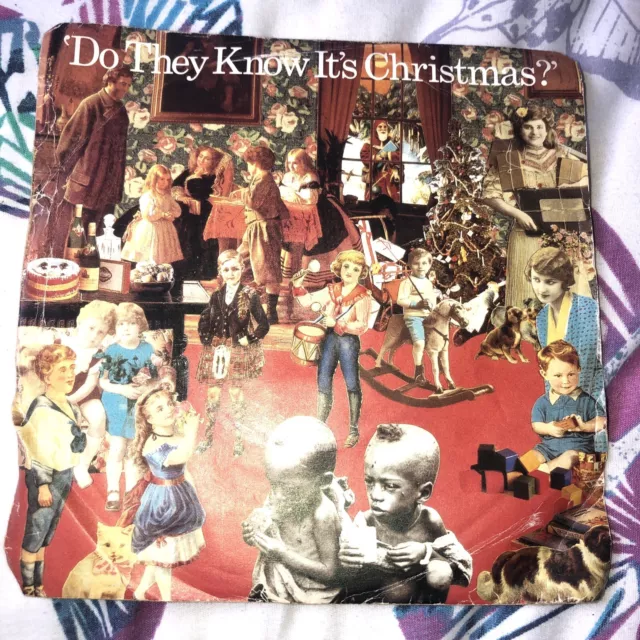 7" Vinyl Single - Band Aid - Do They Know It's Christmas? 1984
