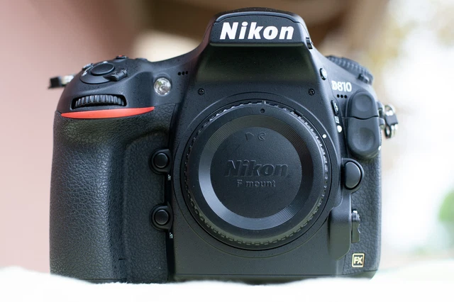 Nikon D810 36.3MP DSLR Camera - Black (Body Only) Shutter Count Only 2193
