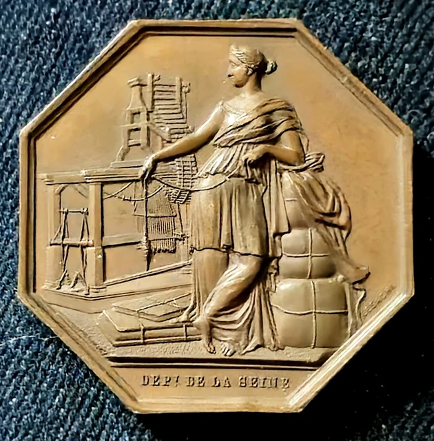 Médaille En Argent – Dévouement Travail Probité – Chambre Syndicale De La Boucherie – XIXème