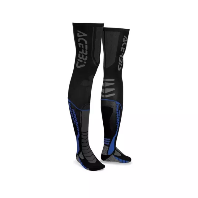 Calcetines Larga Motocross X-Leg Pro Azul Talla L/XL 0021693.316.067 Acerbis