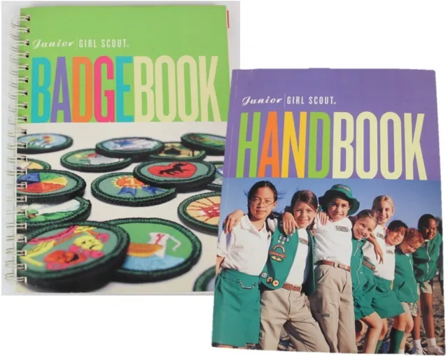 Junior Girl Scout Handbook and Badge Book Dated 2001