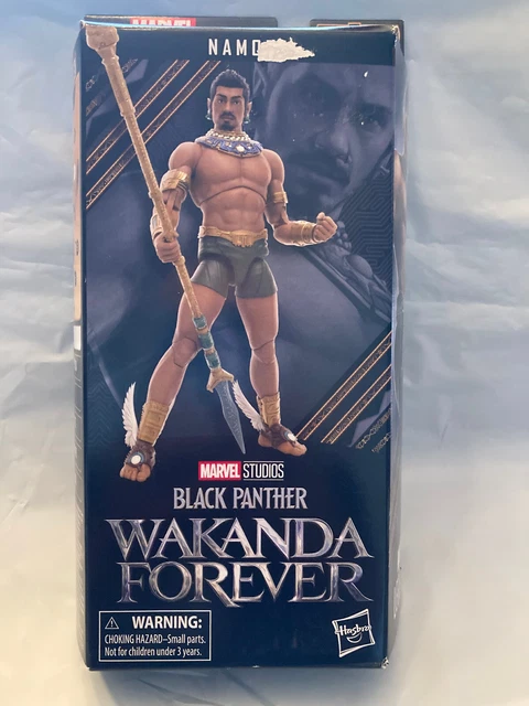 Marvel Hasbro, Black Panther : Wakanda Forever, Roi Namor Transformation Vibranio, Figurine d'action de 15 cm, Jouets enfants et filles à partir de 4 ans Marvel Hasbro, Black Panther : Wakanda Forever, Roi Namor Transformation Vibranio, Figurine d'action de 15 cm, Jouets enfants et filles à partir de 4 ans
