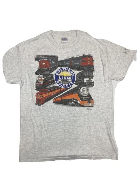 Daylight Southern Pacific Lines T-shirt Railroad Size Medium