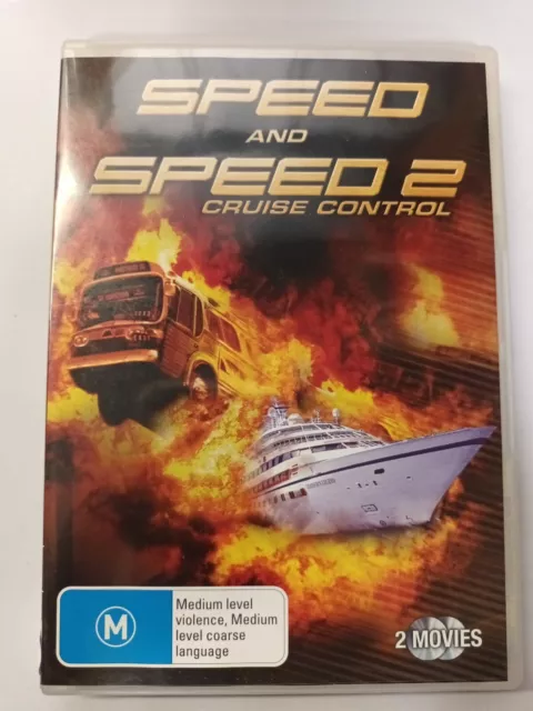 Speed + Speed 2 Cruise Control DVD PAL R4 Movie 2 Disc VGC  bz211