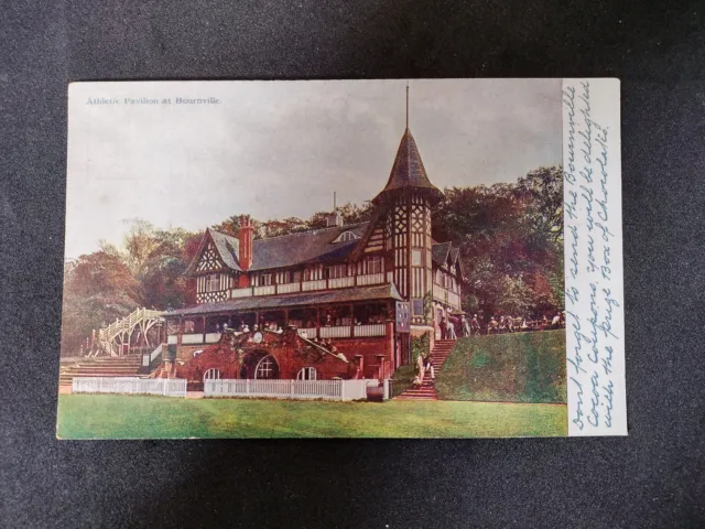 Postcard View: Athletic Pavilion, Bournville, West Midlands  - Unposted