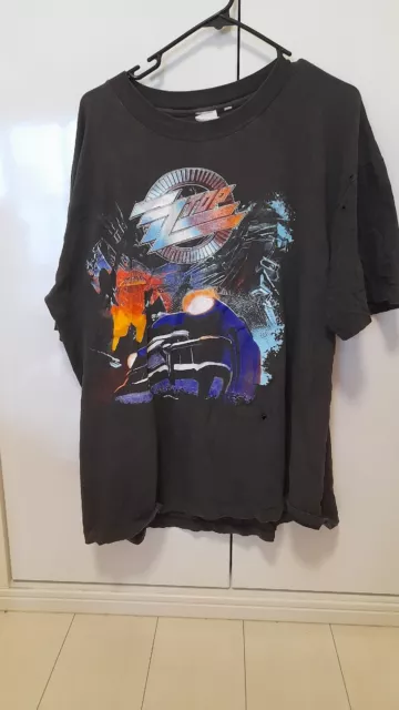 Vintage ZZ Top 1991 recycler tour single stitch t shirt Size large