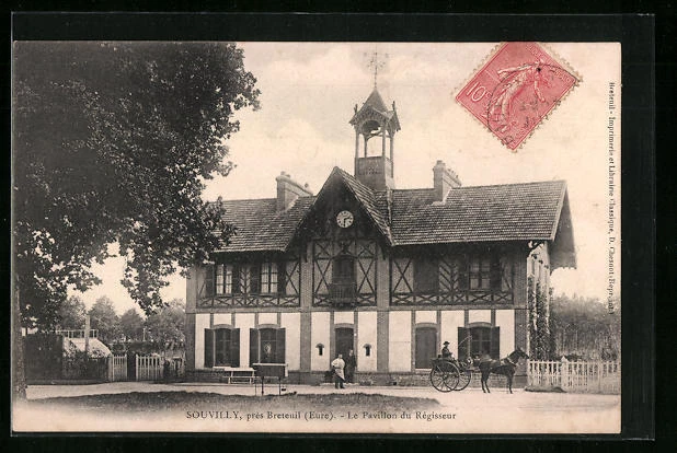 CPA Souvilly, pres Breteuil, Le Pavillon du Regisseur 1905