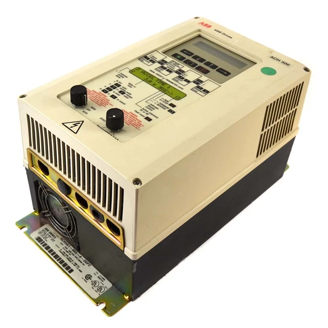 ABB ACH501-005-4-00P2 Variable Frequency VFD Drive 3PH 0-500Hz Vari Torque 5HP