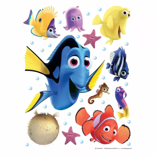 Wandsticker Sticker Wandtattoo Wanddeko Findet Nemo Marlin Dorie 65 x 85cm (14,9