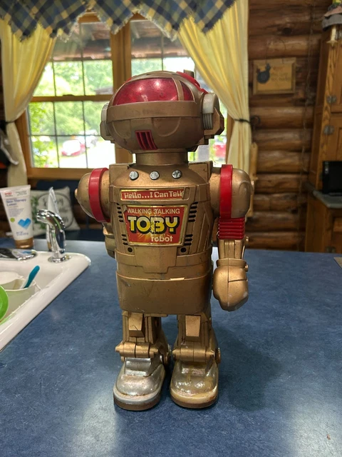 TOBY WALKING TALKING robot 1986 38cm EUR 47,00 - FR