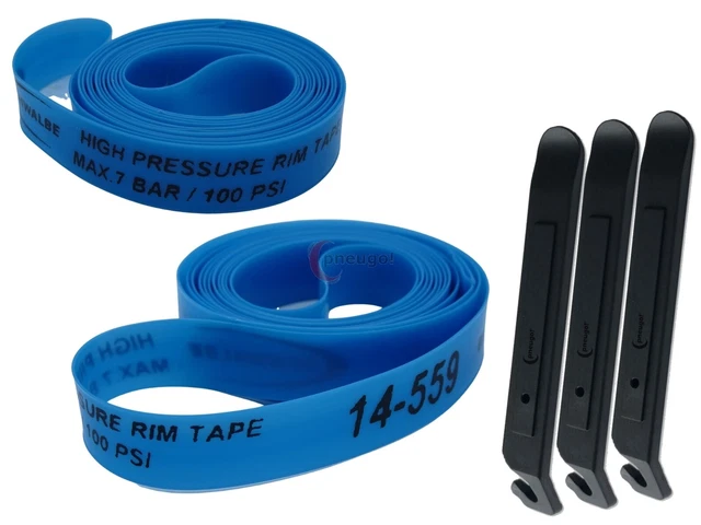 2x Schwalbe Felgenband Super HP 26 Zoll 14-559 (B: 14mm D: 559mm) +3 Reifenheber