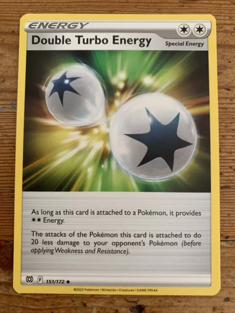 2x Double Turbo Energy - 151/172 - Brilliant Stars - NM/M - Pokemon Card