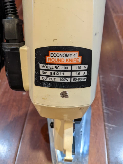 Economy 4"  RC-100  Round Knife Cutting