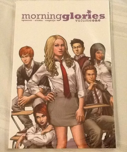 MORNING GLORIES VOL 1 Graphic Novel TPB 2nd Print NM Signed x 4