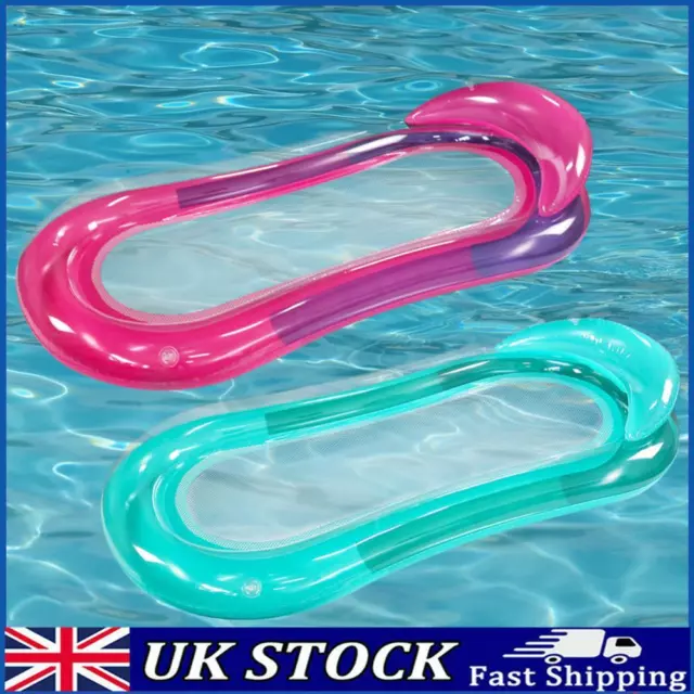 PVC Inflatable Hammock Bed Portable Water Floating Bed Swimming Pool Accessories