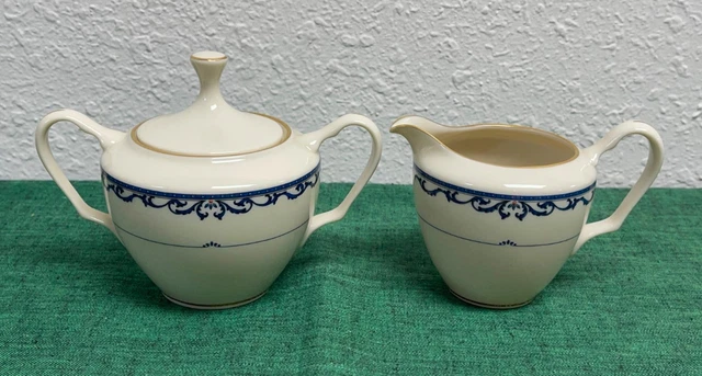 Lenox Fine China LIBERTY Cream & Sugar Set USA Made Lenox Fine China LIBERTY Cream & Sugar Set USA Made