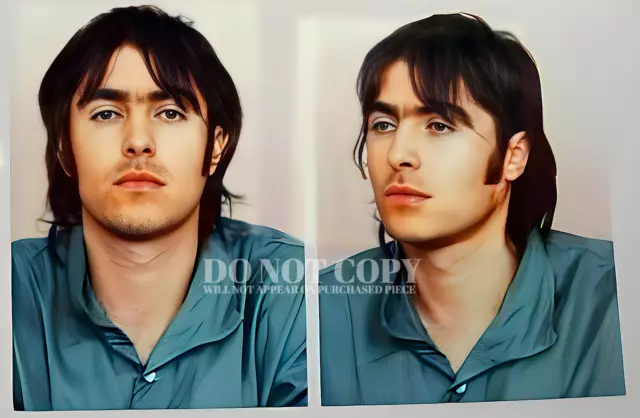 Liam Gallagher Mugshot Photograph 11 X 17 - Rare 2002 Mug Shot - Oasis - Poster