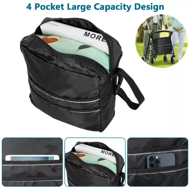 Mobility Scooter Wheelchair Shopping Bag Univers Large Armrest Storage Carry▪