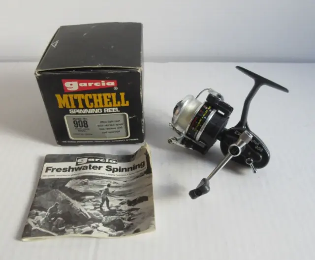 NEW VINTAGE MITCHELL Garcia 300 Spinning Reel Made In France 1968