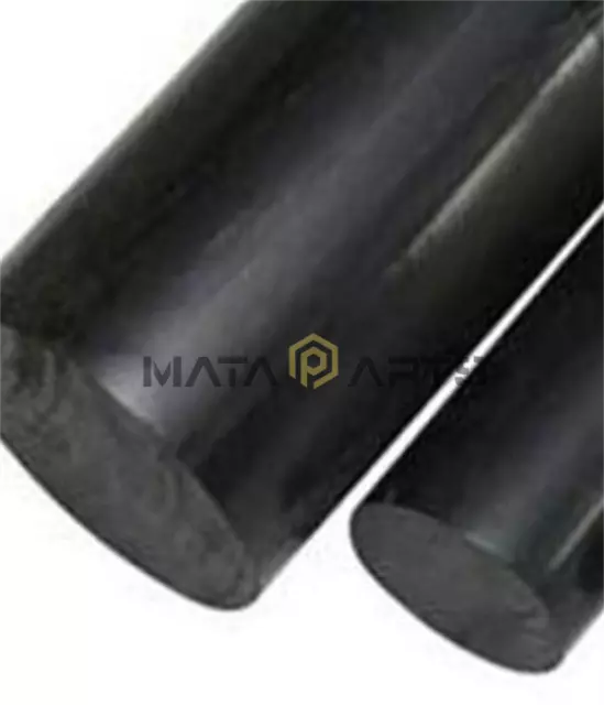 1PCS Brand NEW PA Plastic Round Rod Stick Nylon Polyamide 25mm x 250mm Black
