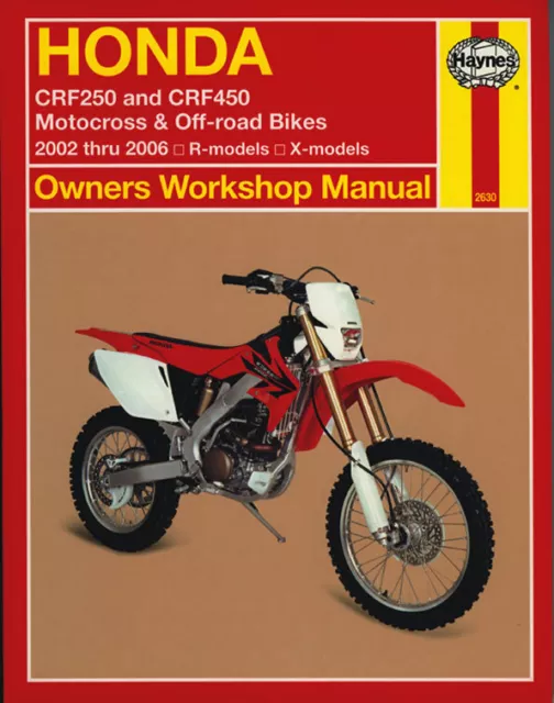 Honda CRF250 & CRF450 (02 - 06) Haynes Repair Manual (Paperback)