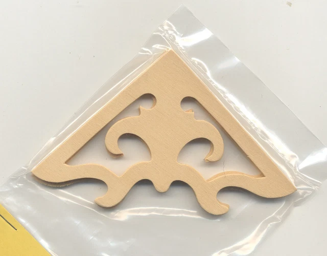 Apex Trim 7058 Gable Roof  miniature dollhouse 2pcs wood 1/12 scale Houseworks