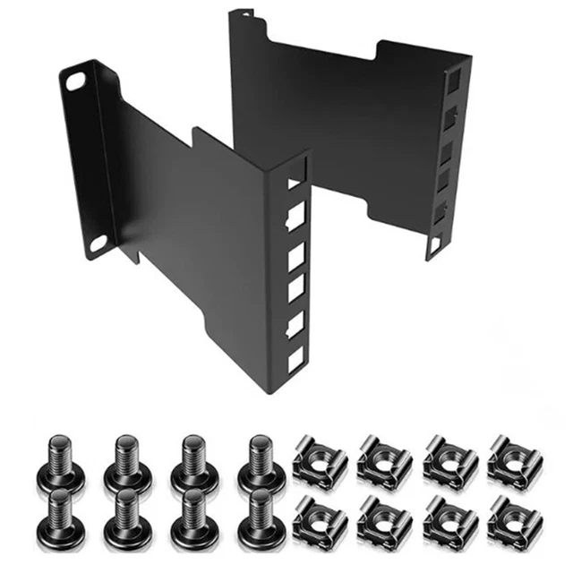 2U SERVER RACK Depth Extender - 4-Inch Deep Recessed Rack Mount Adapter ...