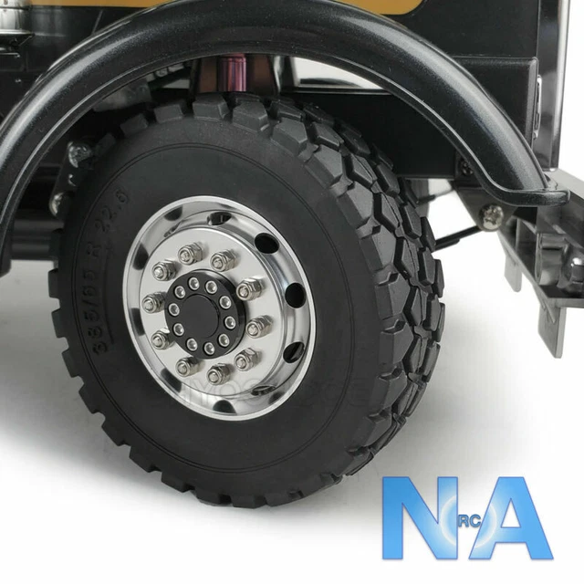 LESU 1/14 Camion Tamiya Trattori Simulazione A Strisce Pneumatico Da Strada In Pelle Di Gomma Di Alta Qualà Fango Camion Modello Di Pneumatico Accessori - Foto 3