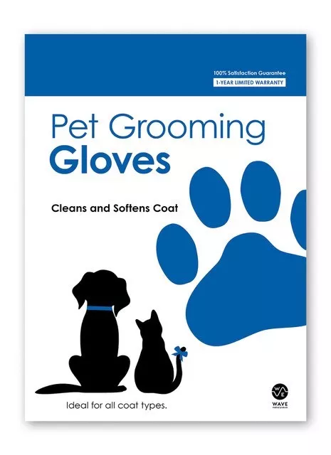 Upgraded Pet Shedding Mitts | Dog, Cat & Horse Hair Remover/Grooming Gloves Pair 4