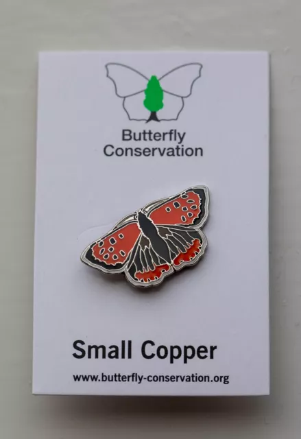 Not RSPB pin badge Butterfly Conservation Small Copper